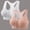 Gray, variant on 2 Pack Womens Zip Front Sports Bra, Medium Support Wireless Padded Racerback Athletic Yoga Bras