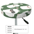 thumbnail image 4 of Naloa Alpaca Faces Round Bar Stool Cushion Cover 12-14 inch, Fits Kitchen, Office, Restaurant Chairs - 13 inch, 4 of 7