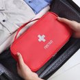 thumbnail image 3 of Bolsa de primeros auxilios - Bolsa de botiquín de primeros auxilios vacía para el hogar Viajes al aire libre Camping Senderismo, Mini bolsa de almacenamiento médico vacía Bolsa portátil (Rojo), 3 of 5