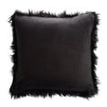 thumbnail image 4 of Faux Fur Black Cushion Cover (no insert included), 4 of 5