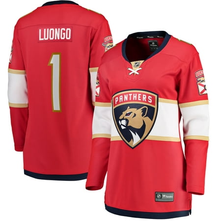 Roberto Luongo Florida Panthers Fanatics Branded Women's Home Breakaway Player Jersey -
