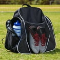 thumbnail image 5 of Champion Sports 600 Denier® Deluxe Top Loading All Purpose Backpack with Inner & Outer Pockets - Adjustable Straps & Carry Handle - 19"Lx18"Wx10"H - Navy, 5 of 6