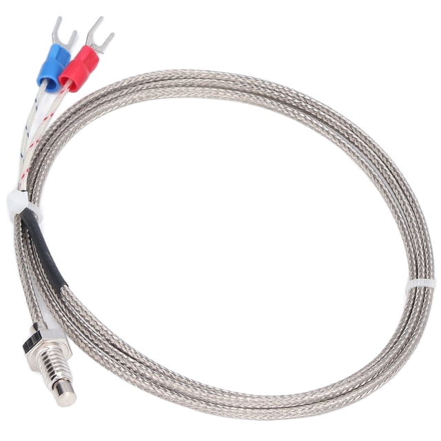 Termopar tipo K, BERM Termopar tipo K Sensor de temperatura Cable Tornillo Termopar tipo K Diseñado a medida