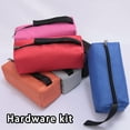 thumbnail image 2 of Electronicheart Sac de Rangement Pochette à Outils Matériel Sac Finition Soignée Imperméable Léger avec Fermeture Éclair Organisateur d'Outils Multifonction Noir Rouge 25*8.5*7, 2 of 6