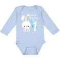 thumbnail image 3 of Inktastic Somebunny is One First Birthday Bunny Boys or Girls Long Sleeve Baby Bodysuit, 3 of 5