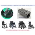 thumbnail image 4 of Funda antivuelco para sillas de ruedas estándar, bariátricas, reclinables y de transporte. Orificio de montaje de 22 mm. Antideslizante y anticolisión. Repuesto universal para sillas de ruedas (1 piez, 4 of 5
