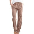 thumbnail image 2 of Teissuly Women's Comfortable Cropped Leisure Time Pants Color Sweatpants Yoga Pants, 2 of 6