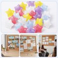 thumbnail image 3 of 25pcs Cute Decorative Star Thumb Tacks Decorative Star Push Pins Offices Supplies Decor Desk Accessories for Office or Home Photos 0.8x0.6In, 3 of 6