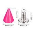 thumbnail image 2 of 50 Sets Cone Spikes Studs 7x10mm Studs and Spike Screw Back Rivet Rose Red, 2 of 5