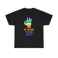 thumbnail image 3 of It's OK to Be Gay LGBTQ Queer Pride Day Rainbow Lesbian Gay Plus Size Clothing for Women, 3 of 8