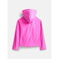 thumbnail image 2 of Wonder Nation Girls Hooded Rash Guard with Long Sleeves, Sizes 4-16, 2 of 3