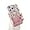 Pink, variant on Luxury Electroplated Geometric Glitter Bling 3D Cube Diamond Soft Shockproof Case Compatible with iPhone 12, Pink