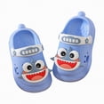 thumbnail image 5 of HCNTES Toddler Kids Cozy Baby Boys Girls Home House Cloud Cushion Slide Sandals for Indoor Outdoor Shoes(Blue,6.5), 5 of 5