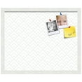 thumbnail image 2 of PinPix 21x17 Custom Cork Bulletin Board Peaks Modern Pattern White Grey Poster Board Has a Fabric Style Canvas Finish, Framed in Peaks Modern Pattern White Grey, by ArtToFrames (PinPix-1795), 2 of 6