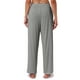 thumbnail image 3 of Pantalones de pijama de algodón para mujer INSPIRE CHIC con cintura elástica, sueltos, pantalones de lounge con bolsillos, L, rayas negras, 3 of 6