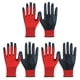thumbnail image 1 of pares de guantes de trabajo de seguridad, guantes de jardinería, guantes protectores de goma transpirables, 1 of 5