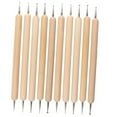 thumbnail image 4 of FRCOLOR 10pcs Professional Indentation Pens Pottery Ceramics Tools Set Clay Carving Tool Sculpting Kit for DIY Use, 4 of 8