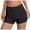 Black, variant on Women's Menstrual Leakproof Swim Shorts Wide Waistband, Ideal for Girls & in Water Activities