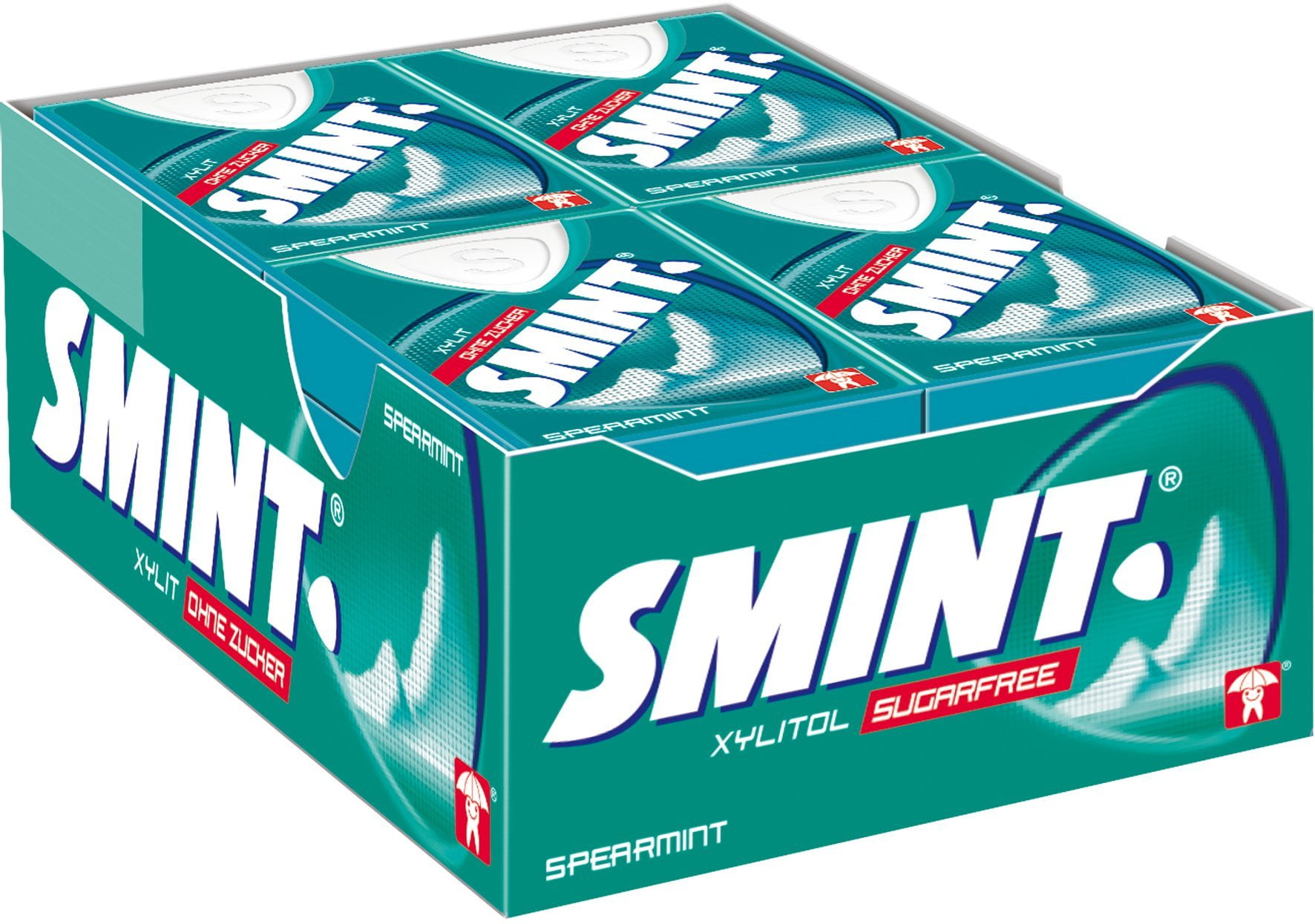 Smint Spearmint Mint Candies - Pack of 12 
