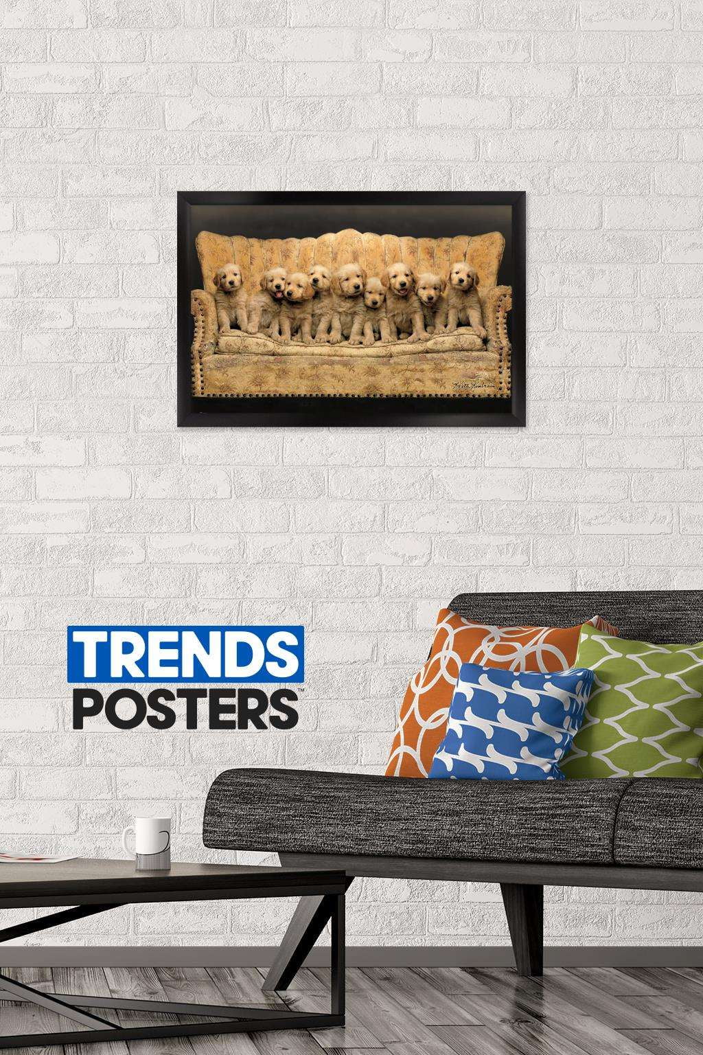 Keith Kimberlin - Puppies - Couch Poster