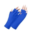 thumbnail image 4 of COMVALUE Sun Protection UV Gloves for Women Fingerless Hand UV Protection Glove for Gel Manicures Summer Driving Biking Blue One Size, 4 of 4