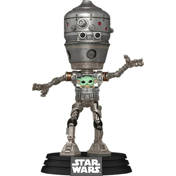 Star Wars:The Mandalorian IG-12 with Grogu Deluxe Pop! Vinyl
