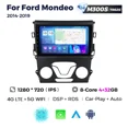 thumbnail image 3 of Radio estéreo para automóvil MEKEDE para Ford Mondeo 5 Fusion 2014-2019 Unidad principal con pantalla táctil WIFI 4G LTE Carplay multimedia automotriz, 3 of 5