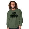 thumbnail image 5 of Dad Knows A lot Grandpa Everything Men's Crewneck Sweatshirt Brisco Brands X, 5 of 6
