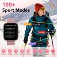 thumbnail image 2 of Smart Watch for Women(2 Bands), Smartwatch Fits for Android and IPhone with AI Voice Assistant, 1.83" HD Fitness Tracker Watch, Bluetooth Calls/Answer, 120 Plus Sports Mode, IP68 Waterproof, for Gift, 2 of 8