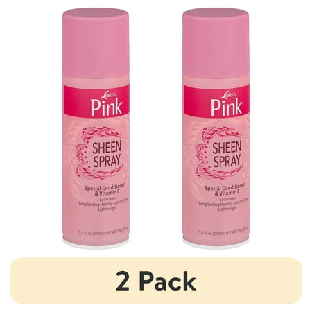 (2 pack) Luster's Pink Sheen Spray, 9.4 Ounce