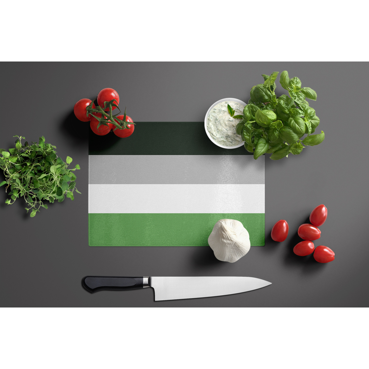 Carolines Treasures CK8012LCB Glass Cutting Board Large, 12H x 16W, multicolor
