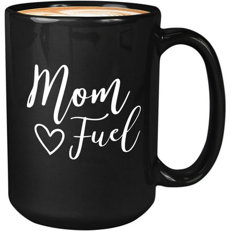 

Novelty Funny Mom Coffee Mug - Mom Fuel - For Birthday Wife Mom Sarcastic Inspirational 11 Oz