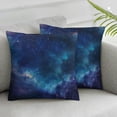 thumbnail image 3 of Galaxy Space Decorative Throw Pillow Covers Pack of 2, Fantasy Galaxy Outer Space Pillow Cushion Cases , Square Pillowcases Decoration for Sofa Couch Bedroom Living Room Car, 3 of 7
