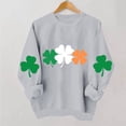 thumbnail image 2 of Tauxra Chandail de la Saint-Patrick pour Femmes à Manches Longues, Col Rond, Coupe Ample, Blouse Tunique Décontractée, 2 of 6