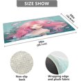thumbnail image 3 of Coolnut Mermaid Kitchen Mat Soft and Absorbent Bath Mats for Bathroom Non Slip Quick Dry Shaggy Bath Carpet Machine Wash for Kitchen Bathroom Shower 39x20 in Home Decor, 3 of 7