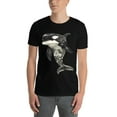 thumbnail image 3 of Graphic Tees Baggy Shirts for MenAnimals (4) Crew Neck Streetwear T Shirts Casual Summer Sports Best Sizes, 3 of 5