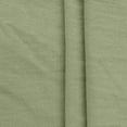 thumbnail image 4 of Men's Cotton Linen Capri Long Utility Stacked Cargo Shorts Below Knee 13 Inches Relaxed Fit Casual Elastic Waist Multi-Pocket Size 3XL Army Green, 4 of 4