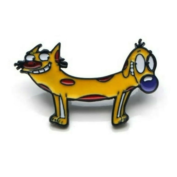 Catdog Cartoon Character 1 Inch Tall Enamel Metal Pin