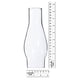 thumbnail image 2 of B&P Lamp Chimenea de lámpara de vidrio transparente de 2 5/8 pulgadas por 8 1/2 pulgadas con bulto de diámetro exterior de 3 5/8 pulgadas para lámparas de estilo antiguo y vintage, 2 of 8