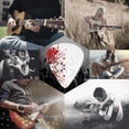 thumbnail image 5 of 6 Pieces Blood Splatter Guitar Picks for Guitar Bass Music Instruments with 1 Pick Leather Pick Holder, 5 of 7