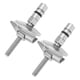 thumbnail image 1 of 1 Pair Toilet Seat Fixing Hinge Set M6 X 71.5mm Stainless Steel Toilet Lid Hinge Fixing Bracket C0102G Compatible, 1 of 5