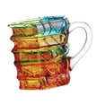 thumbnail image 3 of Taza con forma de libro pintado, accesorio, artículos novedosos, colección de regalos, regalos coloridos para bibliotecarios, aficionados a los libros S, 3 of 8