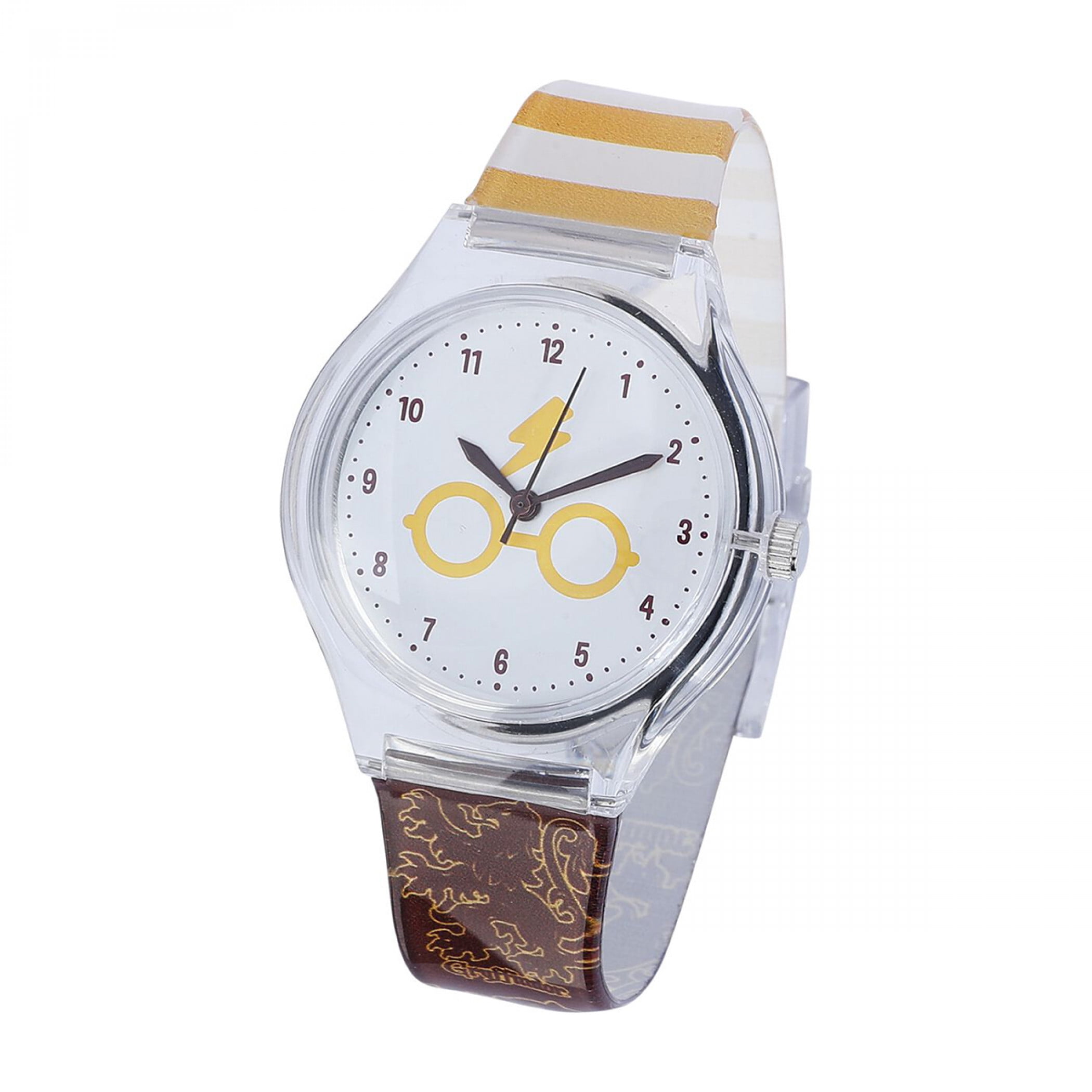 Harry Potter Hogwarts Wrist Watch, Gold Finish, Unisex 