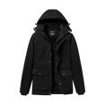 thumbnail image 4 of Vedolay Jackets for Men Lightweight Waterproof Coat Long Sleeve Sportswear Coat Jacket Black,L, 4 of 5