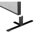 thumbnail image 4 of 48-1/4"W x 72"H Freestanding Office Partition Panel, Gray, 4 of 6