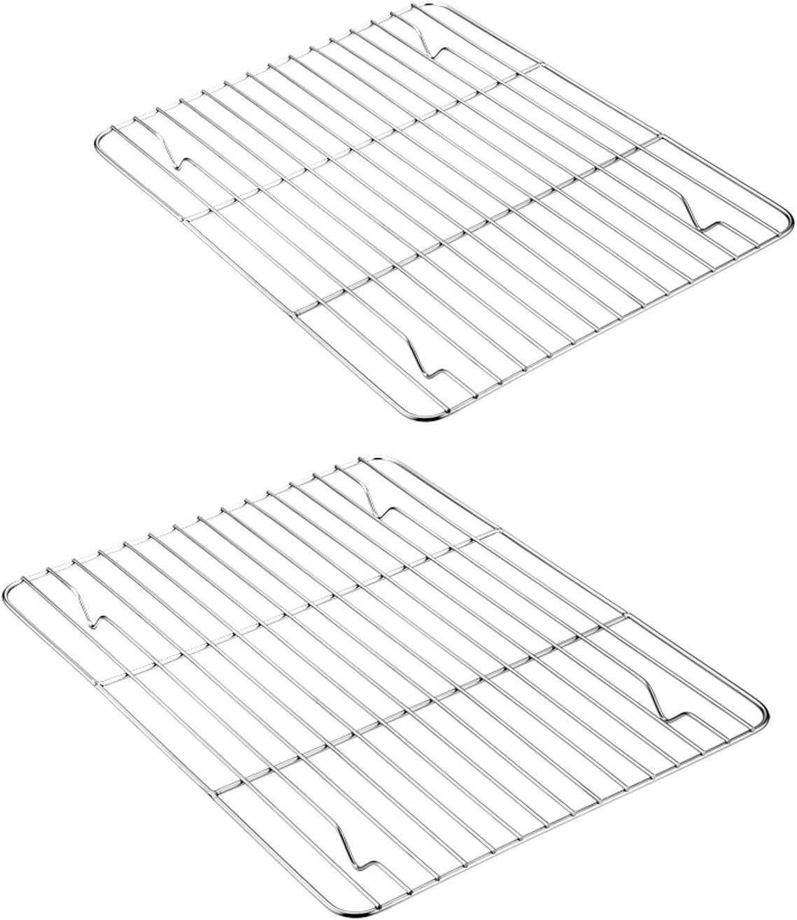 Set of 2 Cooling Racks for Baking, Stainless Steel Wire Rack Baking