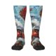 thumbnail image 1 of Balery Red Train Hot Air Balloon Calcetines novedosos Calcetines deportivos Calcetines hasta la rodilla Calcetines de algodón Calcetines originales y geniales, 1 of 6
