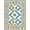 Blue Cream Tan, Pattern 2, variant on ODIKA 8'x10' Washable Area Rug Non-Slip Chair-Friendly Mat Grey Block Tan Symmetrical Alfombras Decorative Para Salas Mediterranean for Dining Room, Large Office, Lounge