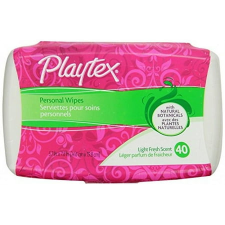 Playtex Personal Cleansing Cloths Tub Dispenser, 40 Count Box - 1 Pack