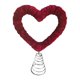 thumbnail image 3 of Adorno decorativo único para la copa del árbol de San Valentín con forma de corazón Rojo, 3 of 9
